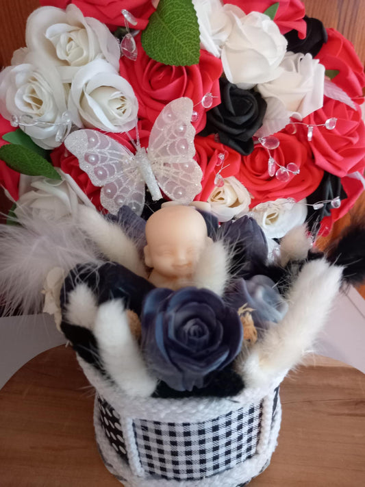 Bouquet florale Cerise noire explosive